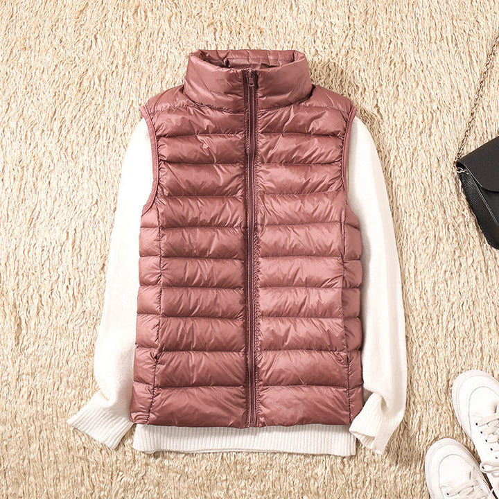 Amira™ | Lightweight Puffer Vest with Pleated Design