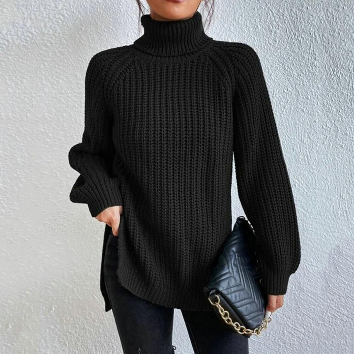Averine™ | Elegant Turtleneck Knit Sweater – Calm Comfort, Timeless Ease