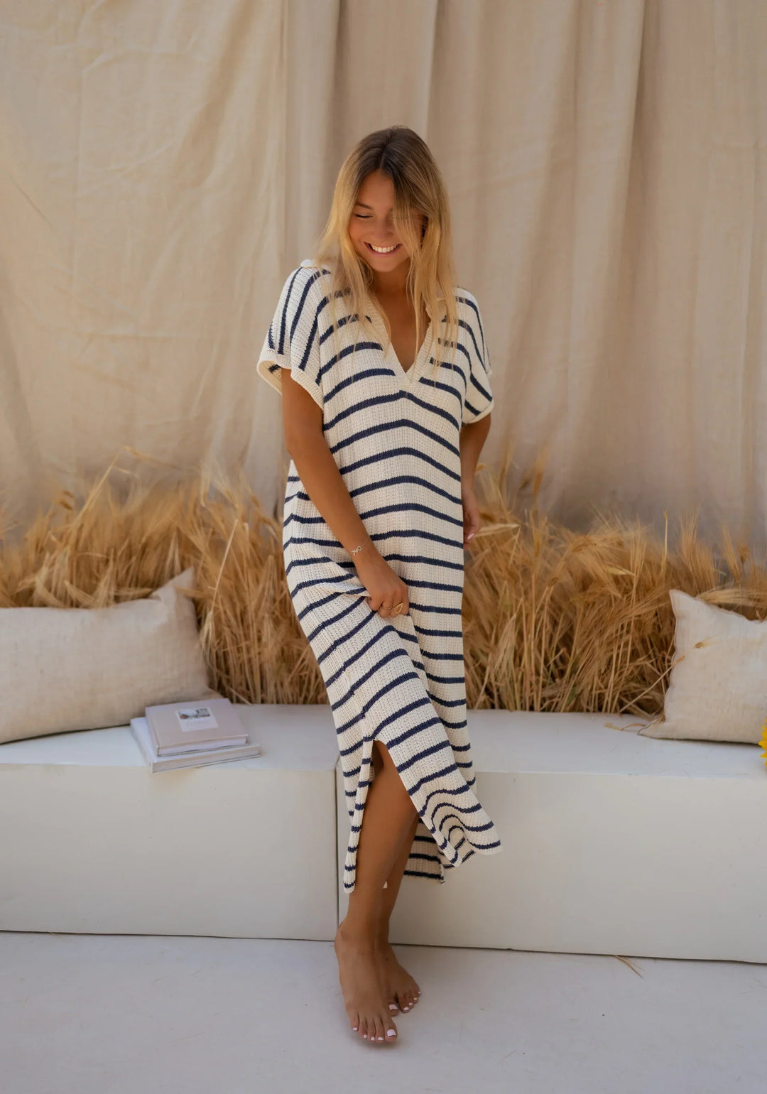 SOPHIA™ | THE STRIPED KNIT DRESS